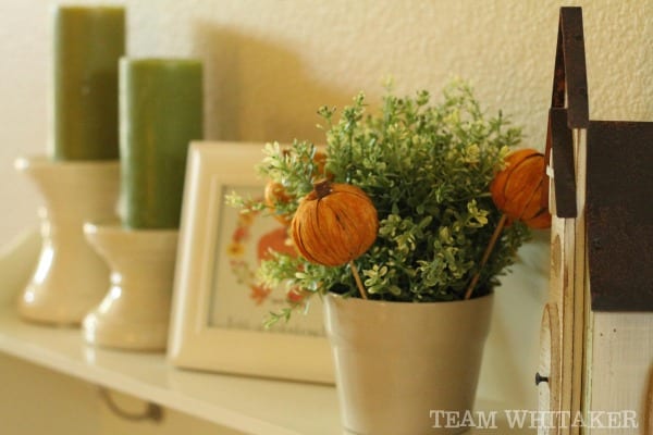 Fall decorating - easy and simple DIY crafts to make your home fall ready