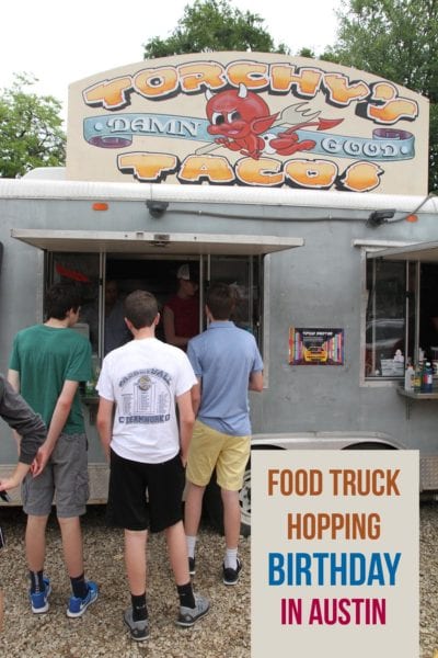 Looking for a fun, and easy, birthday for your teenager? Just feed them! Venture to any of Austin's best food trailers and maybe catch a mural or two, but be prepared to roll home.