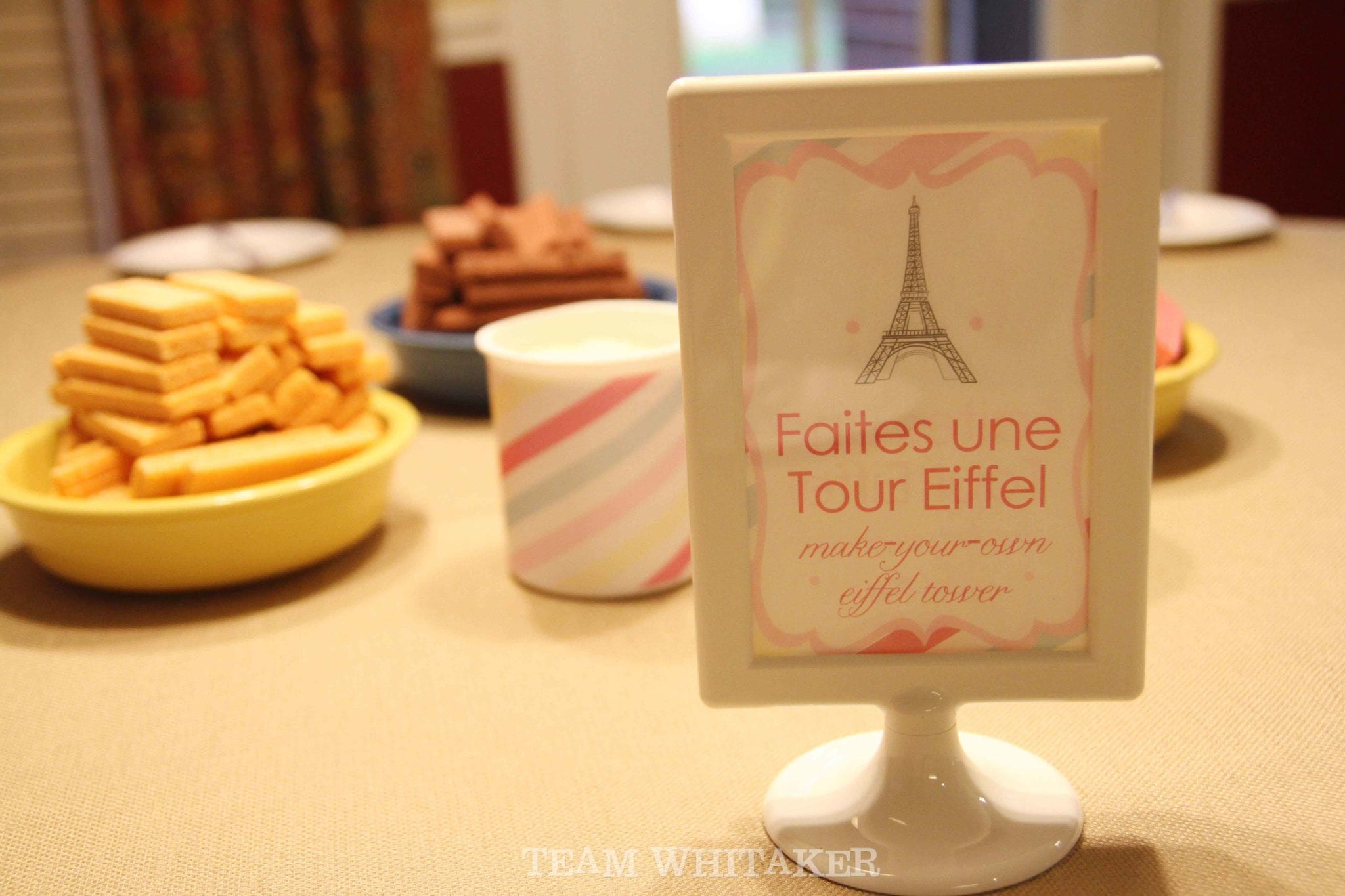 This Paris-themed birthday party is sure to delight. From fun passports, stamped at each activity station, to DIY Eiffel Towers and crepe making, guests will discover a little bit of France in everything they do. This post has easy food ideas, party decor and lovely printables for your little girl's Paris birthday.
