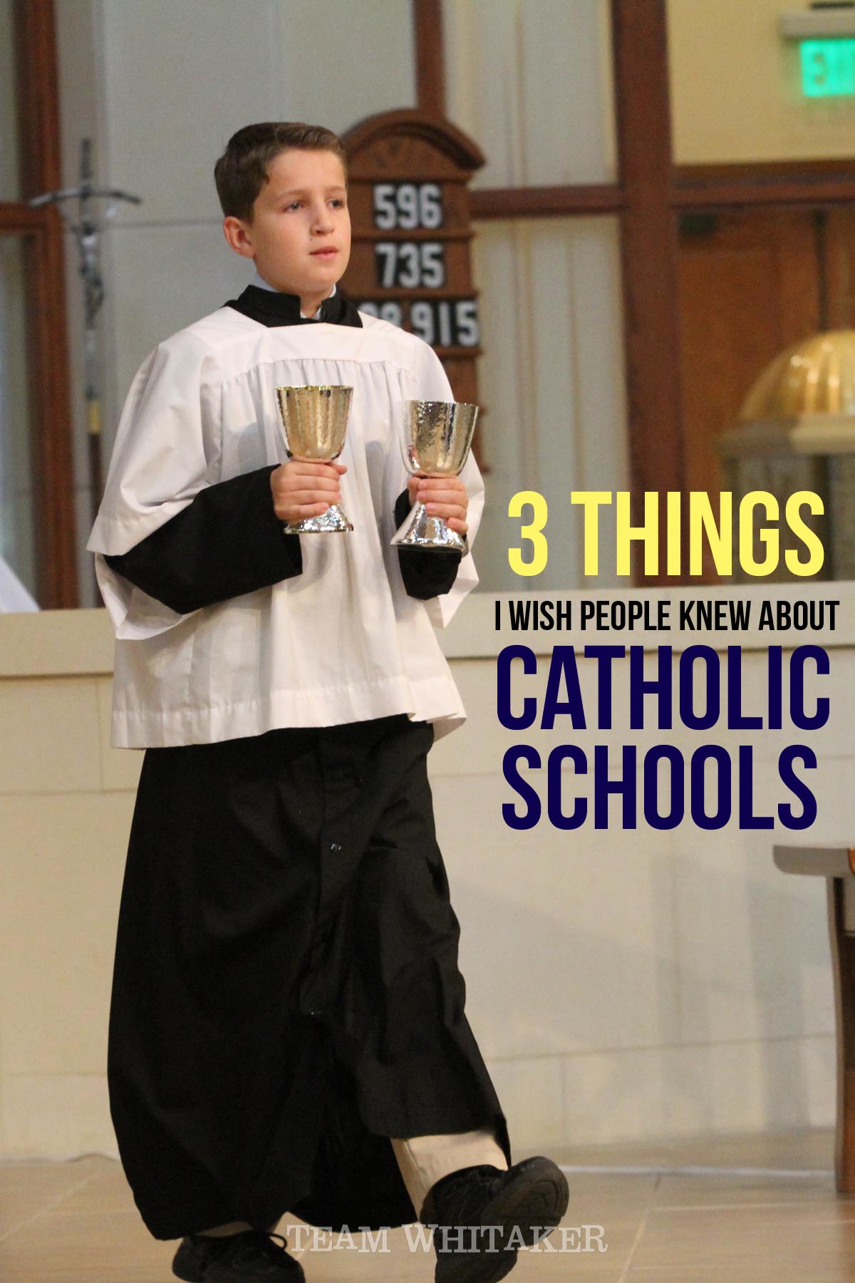 It's National Catholic Schools week and there's just three things I wish every parent of a student knew about a Catholic education.